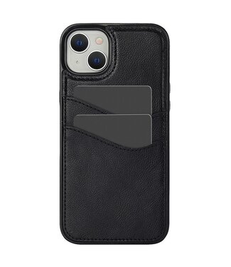SoFetch Zwart Pasjeshouder Hybride Hoesje iPhone 14 Plus