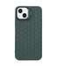SoFetch Legergroen Honingraat TPU Hoesje voor de iPhone 14 Plus