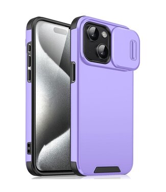 SoFetch Paars Lensbescherming Hybride Hoesje iPhone 14 Plus