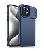 SoFetch Blauw Lensbescherming Hybride Hoesje voor de iPhone 14 Plus