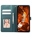 SoFetch Groen Ruiten Bookcase Hoesje met Polsbandje voor de iPhone 14 Plus