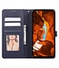 SoFetch Blauw Ruiten Bookcase Hoesje met Polsbandje voor de iPhone 14 Plus