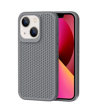 SoFetch Grijs Warmteafvoerend Hybride Hoesje iPhone 14 Plus