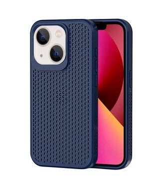 SoFetch Saffierblauw Warmteafvoerend Hybride Hoesje iPhone 14 Plus