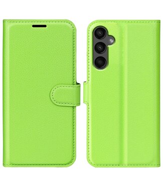 SoFetch Groen Litchee Bookcase Hoesje Samsung Galaxy A15 5G