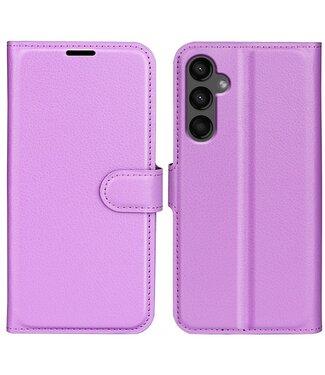 SoFetch Paars Litchee Bookcase Hoesje Samsung Galaxy A15 5G