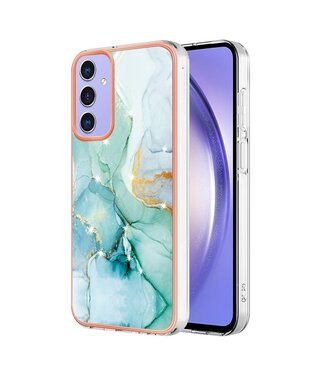 SoFetch Groen Marmer TPU Hoesje Samsung Galaxy A15 5G