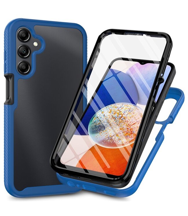 SoFetch Blauw Valbestendig Fullbody Hoesje voor de Samsung Galaxy A15 5G