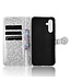 SoFetch Zilver Stippen Bookcase Hoesje voor de Samsung Galaxy A15 5G