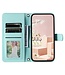 SoFetch Mint Groen Ruiten Bookcase Hoesje voor de Samsung Galaxy A15 5G