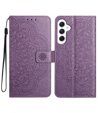 SoFetch Paars Mandala Bookcase Hoesje Samsung Galaxy A15 5G