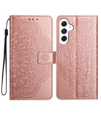 SoFetch Rozegoud Mandala Bookcase Hoesje Samsung Galaxy A15 5G