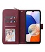 SoFetch Bordeaux Rood Stijlvol Wallet Hoesje voor de Samsung Galaxy A15 5G