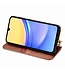 SoFetch Bruin Ruiten Bookcase Hoesje voor de Samsung Galaxy A15 5G