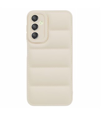 SoFetch Wit Raster TPU Hoesje Samsung Galaxy A15 5G