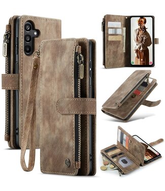 SoFetch Bruin Zacht Wallet Hoesje Samsung Galaxy A15 5G