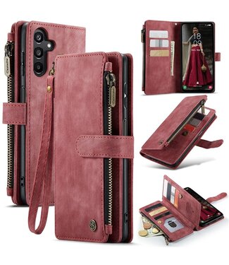 SoFetch Rood Zacht Wallet Hoesje Samsung Galaxy A15 5G