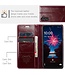 SoFetch Bordeaux Rood Glad Bookcase Hoesje voor de Samsung Galaxy A15 5G