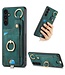 SoFetch Groen Ring Houder Hybride Hoesje voor de Samsung Galaxy A15 5G