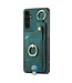 SoFetch Groen Ring Houder Hybride Hoesje voor de Samsung Galaxy A15 5G