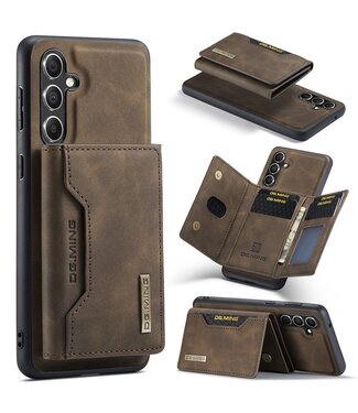 Koffiebruin Pasjeshouder 2-in-1 Hoesje Samsung Galaxy A15 5G