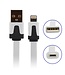 Lightning naar USB Kabel - Wit / Zwart
