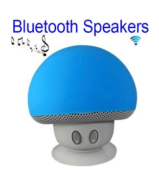 Paddenstoel Bluetooth Speaker - Blauw