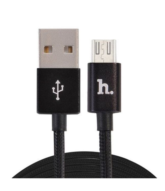 HOCO micro USB Kabel 120 cm - Zwart