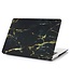 Marmer Hardcover Case Macbook Air 13-inch (Zwart / Geel)