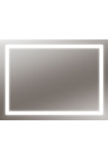 Zalena LED-Lichtspiegel Aurelia mit sandgestrahlten Lichtausschnitten [A+]