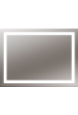 Zalena LED-Lichtspiegel Aurelia mit sandgestrahlten Lichtausschnitten [A+]