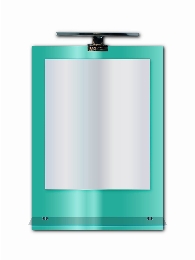 Zalena Ablagespiegel mit LED-Licht Cambrio