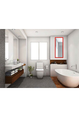 Zalena Rahmenspiegel Puro in der Farbe Rot