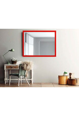 Zalena Rahmenspiegel Puro in der Farbe Rot