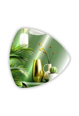 Zalena LED-LIchtspiegel Indus mit indirekter Beleuchtung