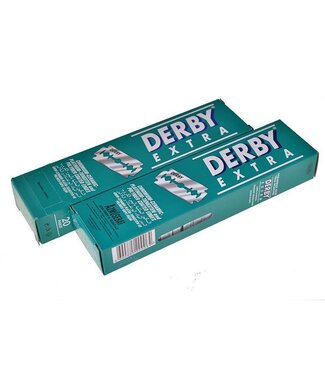 Derby 2x grote doos safety razor mesjes (200 mesjes)