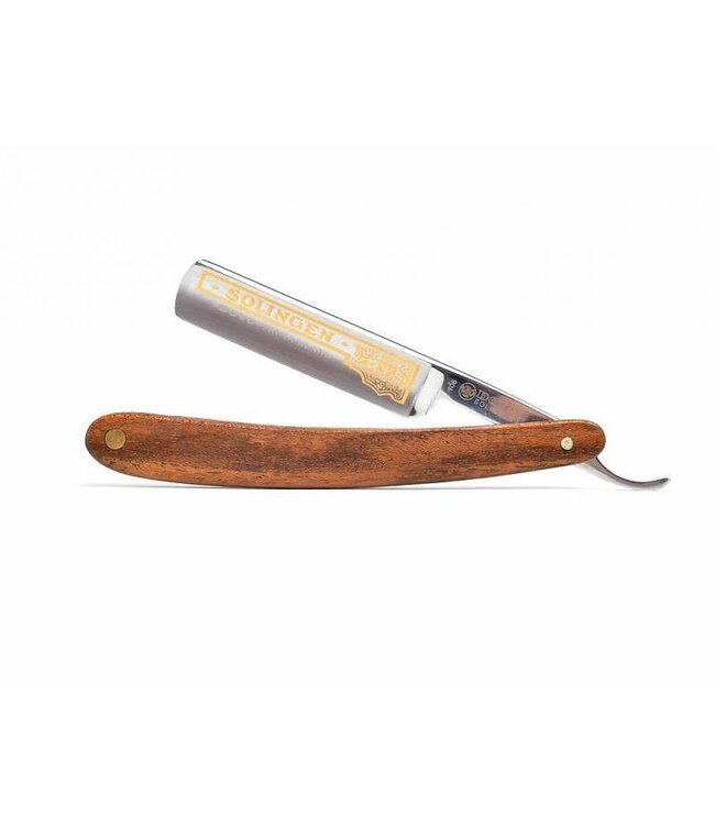 Dovo open scheermes 5/8 Prima Klang - koolstofstaal - bocote