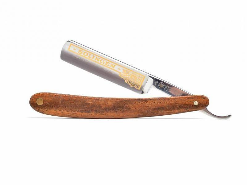 Dovo open scheermes 5/8 Prima Klang - koolstofstaal - bocote