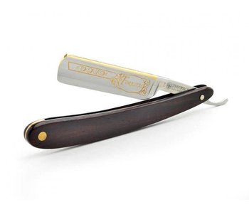 Dovo open scheermes 5/8 - koolstofstaal - cocobolo