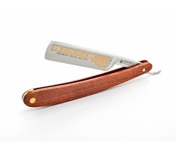Dovo open scheermes 5/8 Prima Klang - koolstofstaal - redwood