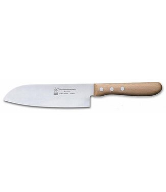 Robert Herder santoku in carbonstaal - 17,5cm