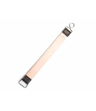 Herold lange juchten scheerriem met canvas