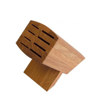 Kai messenblok in eik voor 8 messen