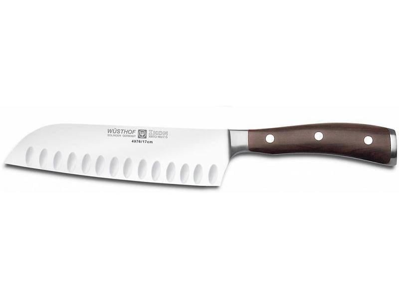 Wusthof Ikon Santoku met kuiltjes 17cm