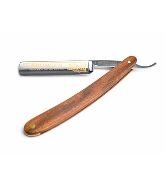 Dovo open scheermes 5/8 Prima Klang - koolstofstaal - bocote