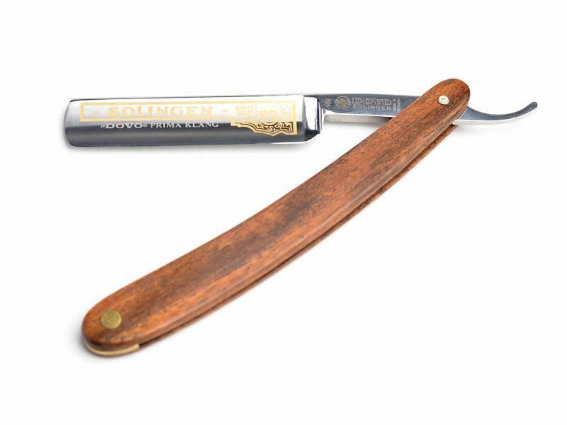 Dovo open scheermes 5/8 Prima Klang - koolstofstaal - bocote