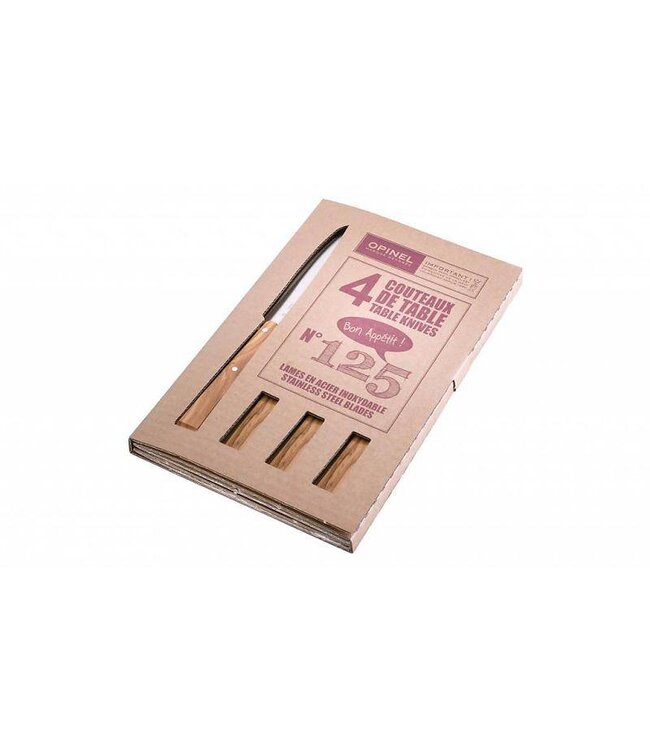 Opinel tafelmessen met houten heft