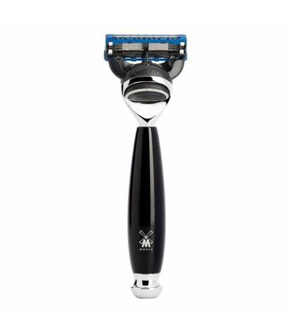 Muhle Vivo Gillette® Fusion5™scheerapparaat - zwart edelhars