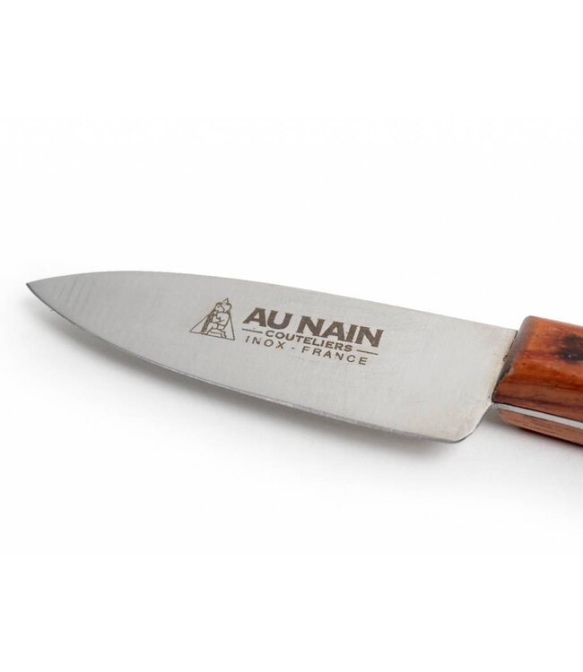 Au Nain Dajoux oestermes met breed lemmet en heft in palissander