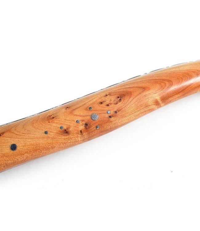 Laguiole en Aubrac 12cm jeneverbes - met enkel eindstuk - mat